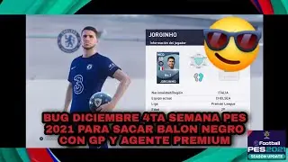 BUG DICIEMBRE 4TA SEMANA PES 2021 PARA SACAR BALON NEGRO CON GP (NUEVO BUG INGLATERRA)