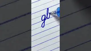 gb - Learn to write English cursive small letter connections | Easy tips improve cursive handwriting