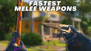 the FASTEST SWINGING MELEE WEAPONS in Warzone | Kali Sticks vs Valois Revolver