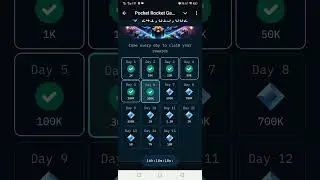 pocket Rocket Game Daily Combo Today 7 November