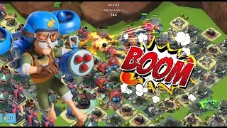 Boom Beach Dr. T Volcano Island &ndash; Captain Ruddero Best Attack Strategy | Easy Clear