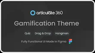 Articulate 360 Gamification theme | Fully Functional | UI Made in Figma