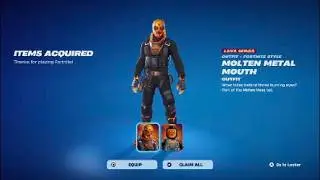 Fortnite Item Shop August 7, 2025 - New Molten Metal Mouth Outfit