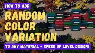 How To Add Random Color Variation To Objects - Unreal Engine 5 Material Tutorial