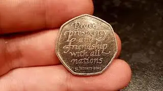 YOUTUBE GIVEAWAY OPEN #41 - 2020 BREXIT 50P COIN!!! 1 DAY GIVEAWAY