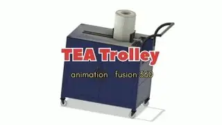 Tea Trolley making animation fusion 360