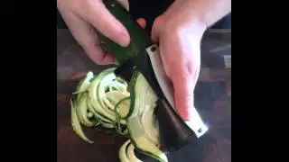 How to use a vegetable spiral slicer video