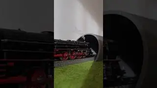 Model Steam engine entering Tunnel!  #train #modeltrains #shorts #viral #viralshorts