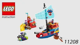 LEGO Instruction - Marvel - 11208 - Team Spidey Pirate Ship