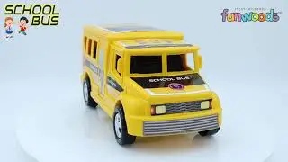 Make Learning Fun with Our Friction-Powered School Bus Toy!