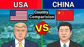 Usa vs China Country Comparison | Country Mania