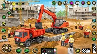 New City Best Road Construction 🚧 | JCB Excavator Drill Machine Crush the Road | 2025 Gameplay