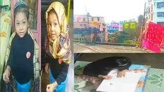আজ প্রথমবার রোদ দেখে ছাদে কাপড় দিয়ে এলাম🙂||@ourcrystal ||#bengalivlog