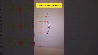 😱😲&iquest;ERES CAPAZ DE RESPONDER? #missada #shorts #short #maths #math #matem&aacute;ticas #matematicas #school