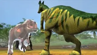 Ceratosaurus vs Lambeosaurus (Fanmade)