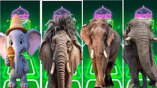 Tiles Hop - Elephant 🆚 Mammoth 🆚 Funny Elephant 🆚 Elephant 🎶 Tiles Hop EDM Rush 
