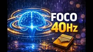 Música Binaural 40Hz | Ondas Gama para Aprendizagem Acelerada | Memória Turbinada