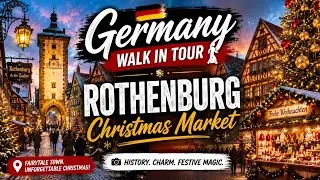 Germany Walk in Tour 🇩🇪 | Rothenburg Christmas Market & Cologne Cathedral 🎄 #ParmBhupi 