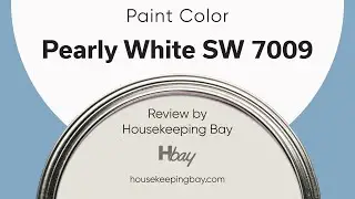 Pearly White SW 7009  White Paint  Coordinating Colors, Trim, Colors That Go With & Undertones