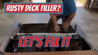How to Fix a Rusted Deck Filler on Classic Car | Chevelle Rusted Deck Filler