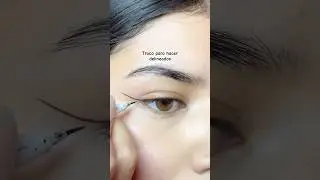 #Truco para hacer #delineados 💕#makeup #maquillaje #maquillajetutorial #maquillajetips #delineado