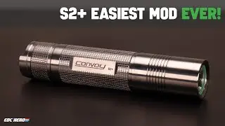 Обзор и характеристики фонарика Convoy S2+ Titanium.