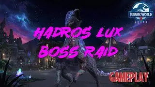 Apex Hadros Lux Boss Raid Victory | Jurassic World Alive Gameplay