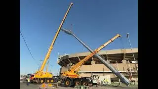 INSTALACIÓN NUEVA TORRE DE ILUMINACIÓN EN EL CARTAGONOVA
