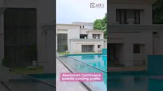 Ajmi Residency Pool | Aluminium Continuous Powder Coating Profile Project | Erattupetta
