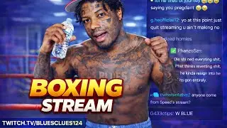 Blueface Shows Boxing Skills on Live Stream! 👀