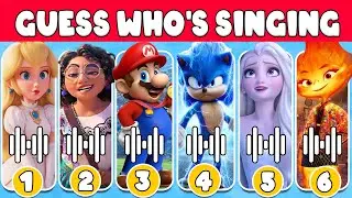Guess The Movie Song | Netflix Puss in Boots, Super Mario Bros, Sonic, spider Man, Elemental