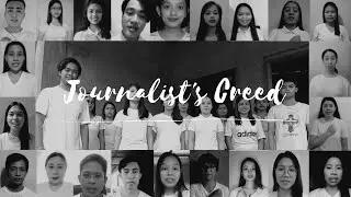 JOURNALIST'S CREED