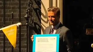 David Beckham at No.10: Footballer visits PM ahead of opening ceremony