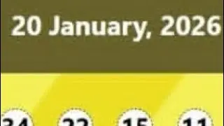 dream Draw lottery result today 20.1.2026 night Boeng7 ROYAL6 MEGA4 #Dreamdraw Dubai Tuesday night