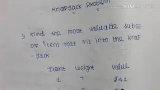 Задача о рюкзаке на тамильском языке