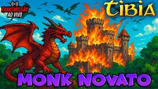 Tibia - um Novato Perdido /JADEBRA - 100 ao 200 DIA 17 #tibia  #monk #tibiaonline