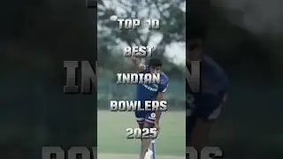 🤯Top 10 best Indian bowler in 2025!🏏 #circket #top10 #shorts #bowling #viral