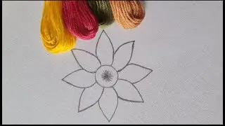 Very Beautiful Center Design made by Easy Step | New Hand Embroidery