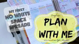 PLAN WITH ME | MY FIRST NO WHITE SPACE SPREAD! | EEPLANS