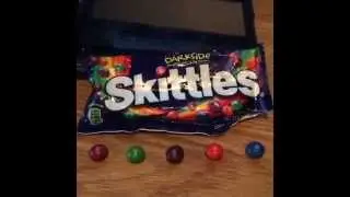 15 Second Food Review: Skittles Dark Side Part 1. Pomegranate