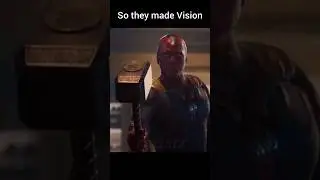 they made Vision to lift Mjolnir 🗿 #marvel #shorts