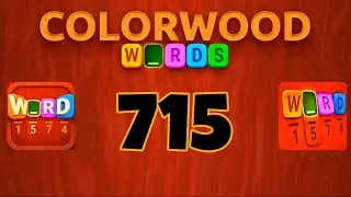 COLORWOOD WORDS Cryptogram level 715