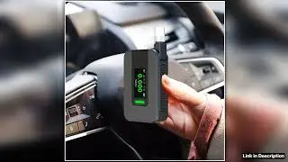 Electrochemical Alcohol Tester USB Rechargeable NonContacting Electronic Breathalyzer Portable