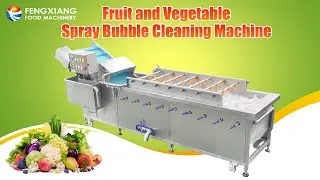 Cabbage Spray Bubble Washing Cleaning Machine