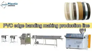 Anda double out PVC edge banding tape making machine/edge banding tape machine#edgebandingmachine