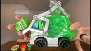 Обзор и демонстрация игрушечной мусоровозки Play-Doh