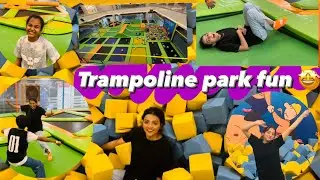 Trampoline park fun 🤩🤪 | #annusood #18