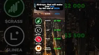 Airdrops That Will Bring You Big Returns! #airdrop #cryptocurrency #2024 #lifechanging #bullrun