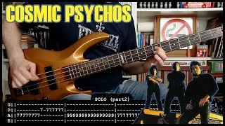 COSMIC PSYCHOS - Lost cause (BASS cover with TABS) [lyrics + PDF]