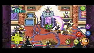 Teenage Mutant Ninja Turtles Shredder's Revenge Boss Metalhead with Donatello 
